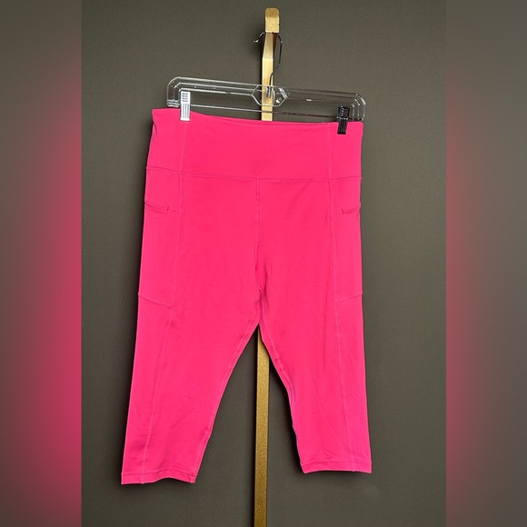 ZYIA Pants - ZYIA Active Hot Pink Light N Tight Leggings